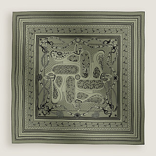 カレジェアン カシミアシルク 《アマゾンの祭典・バンダナ